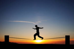 Slackline an der AWO-Wiese